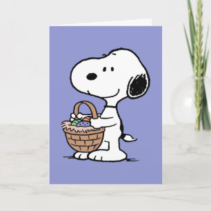 Fröhliche Ostern Snoopy Feiertagskarte
