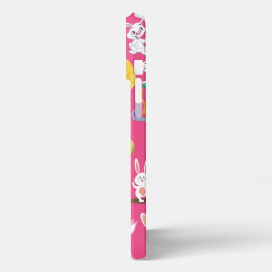 Fröhliche Ostern, sonnige Wünsche und farbenfrohe  iPhone Hülle (Linke Seite)