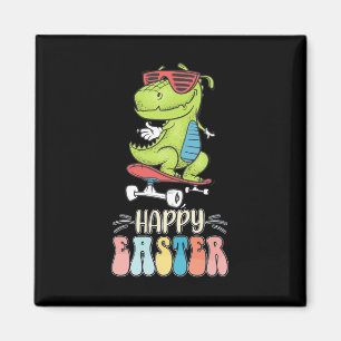 Fröhliche Ostern T Rex Dinosaur Hase Kaninchen Eie Magnet