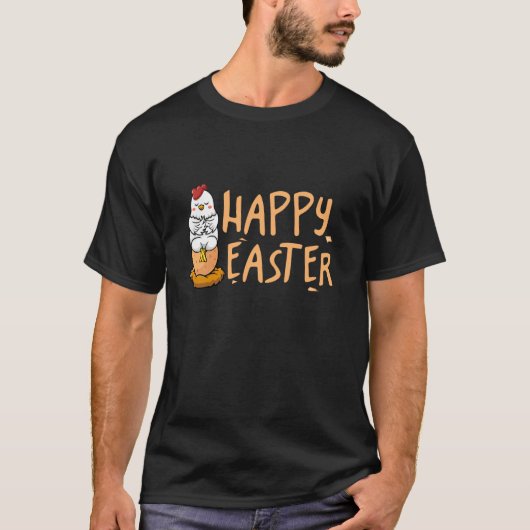 Fröhliche Ostern T-Shirt (Vorderseite)