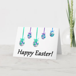 Fröhliche Ostern! (Ukrainisch-inspiriert) Karte