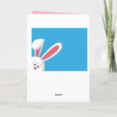 Fröhliche Ostern wünschen Grußkarte Feiertagskarte (Rückseite)