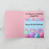 Fröhliche Ostern wünschen Grußkarte Feiertagskarte (Innenseite)