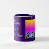 Fröhliche Ostern! Zweifarbige Tasse (Mittel)