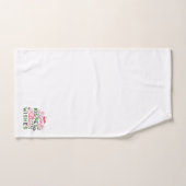 Fröhliche Ostertypografie - Bunny Kisses Badhandtuch Set (Handtuch)