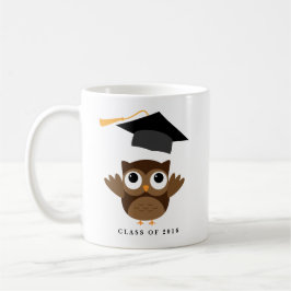 Fröhliche Owl Graduate | Abschluss 2016 Kaffeetasse
