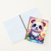 Fröhliche Panada, Regenbogen, Schmetterlinge und B Notizblock (Innenseite)