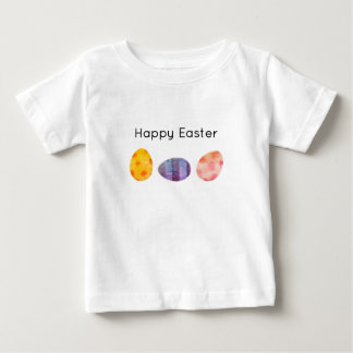 Fröhliche Pastell-Oster-Eier Frohe Ostern Baby T-shirt