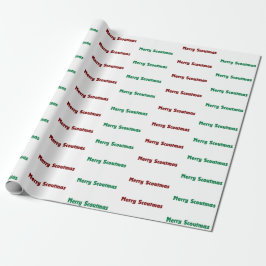 Fröhliche Pfadfinder-Weihnachten Trupp Geschenkpap Geschenkpapier
