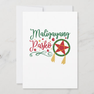 Fröhliche philippinische Weihnachten Philippinen