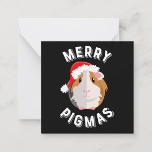 Fröhliche Pigmas Süße und Lustige Guinea-Schweinch Mitteilungskarte