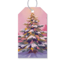 Fröhliche Pink Weihnachten | Wasserfarbe Feiertage