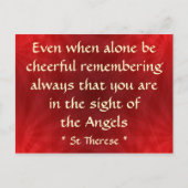 fröhliche Postkarte (Vorderseite)