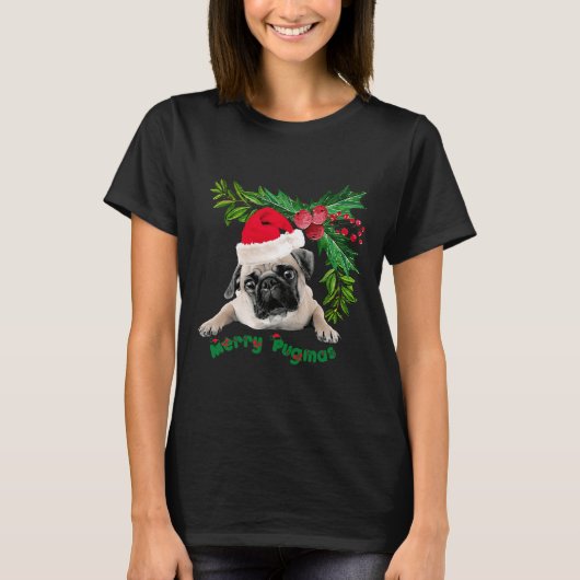 Fröhliche Pugmas 305 T-Shirt (Vorderseite)