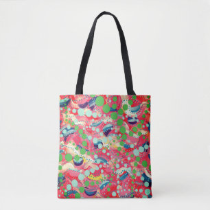Fröhliche Punkte und spielerische Formen Original  Tasche