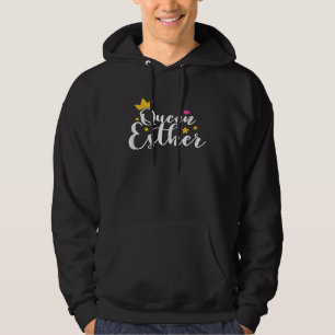 Fröhliche Purim-Kostümidee Königin Esther Hebräisc Hoodie
