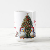 Fröhliche Quackmas Ente Kaffeetasse (Mittel)