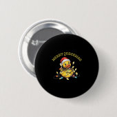 Fröhliche Quackmas Kreuzfahrt Gummiente Weihnachts Button (Vorne & Hinten)