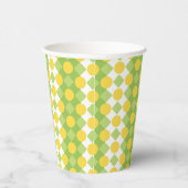 Fröhliche Reihen von Formen Muster Pappbecher (Rechts)