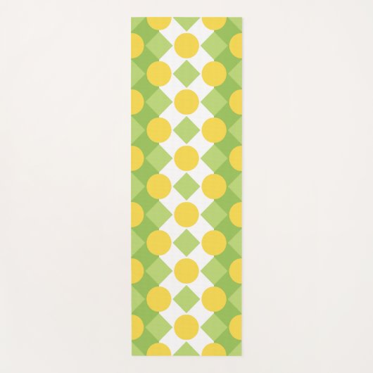 Fröhliche Reihen von Formen Muster Yogamatte (Vorderseite)