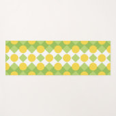 Fröhliche Reihen von Formen Muster Yogamatte (Vorderseite (Horizontal))