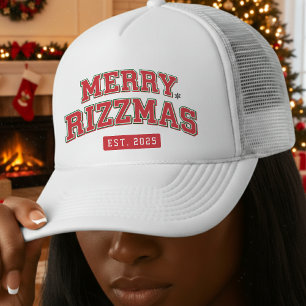 Fröhliche Rizzmas Athletic Sports Lustiges Weihnac Truckerkappe