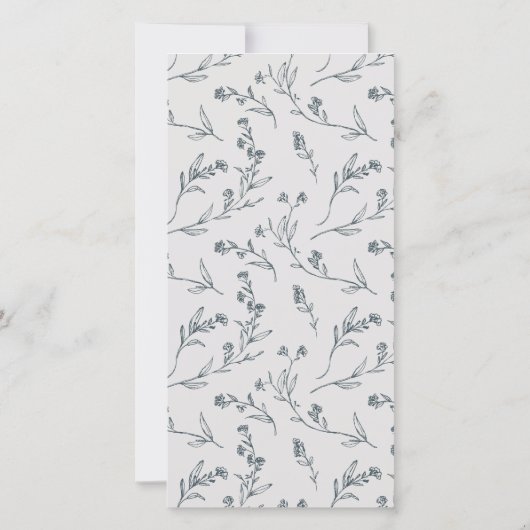 Fröhliche Rose Blumenkochkarte für Blumenkohl Dankeskarte (Rückseite)