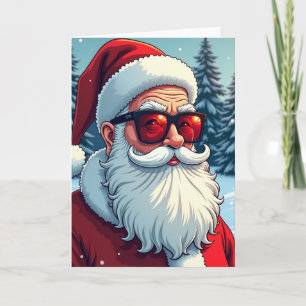 Fröhliche rote Brille Karte