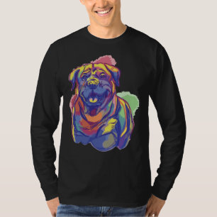Fröhliche Rottweiler-Hundezucht T-Shirt