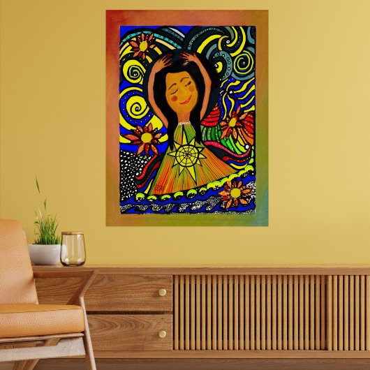 Fröhliche Ruhe: Eine Feier des inneren Friedens Poster (Wohnzimmer 2)