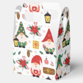 Fröhliche saisonale Gnome Geschenkschachtel (Geöffnet)