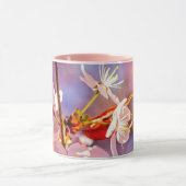 Fröhliche Sakura-Blume Tasse (Zentrum)