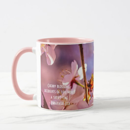 Fröhliche Sakura-Blume Tasse (Links)