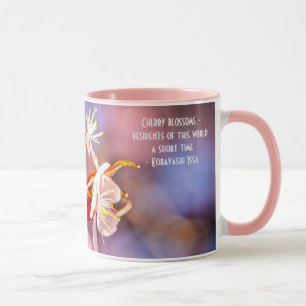 Fröhliche Sakura-Blume Tasse