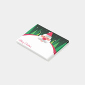 Fröhliche Santa-Weihnachts-Post-it-Notes Post-it Klebezettel (angewinkelt)