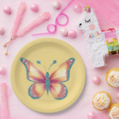 Fröhliche Schmetterling Pappteller (Party)