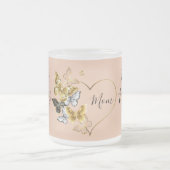 Fröhliche Schmetterlinge zum Muttertag | Mattglastasse (Mittel)