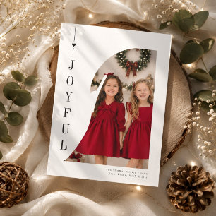 Fröhliche Schwestern im roten Kleid Weihnachtsfoto Feiertagskarte