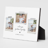 Fröhliche Sentiments Schnappschuss Foto Plaque Fotoplatte (Seite)