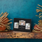 Fröhliche Sentiments Schnappschuss Foto Plaque Fotoplatte (Seite)