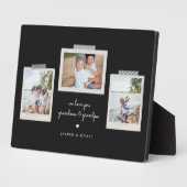 Fröhliche Sentiments Schnappschuss Foto Plaque Fotoplatte (Seite)
