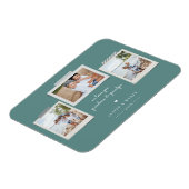 Fröhliche Sentiments Snapshot Foto Magnet (Linke Seite)