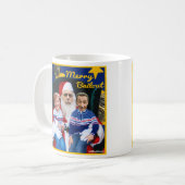 Fröhliche Sicherheitsleistungs-Tasse Kaffeetasse (Vorderseite Links)