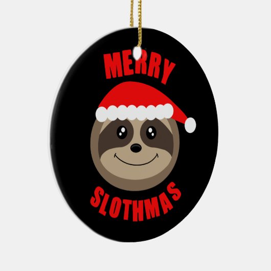 Fröhliche Slothmas Keramikornament (Rechts)