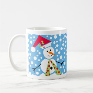 Fröhliche Snowmen-Tasse Kaffeetasse