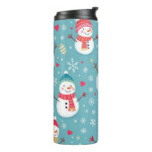 fröhliche Snowmen Thermosbecher (Nach links gedreht)