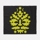 fröhliche Sommersonne Mittelsommer Fleecedecke (Vorderseite (Horizontal))