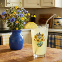 Fröhliche Sonnenblume und Schmetterling Bouquet Kü