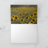 Fröhliche Sonnenblumen (Innenseite)