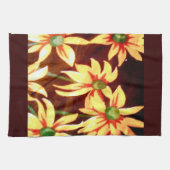 Fröhliche Sonnenblumen Geschirrtuch (Horizontal)